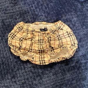 Burberry diaper cover